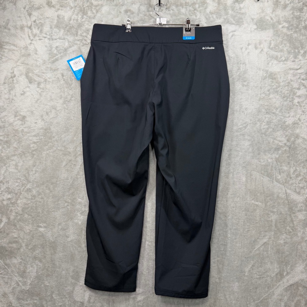 Columbia All Seasons Pull-On Pant Womens 1X Black Omni-Shade Straight Gorpcore - Picture 2 of 11